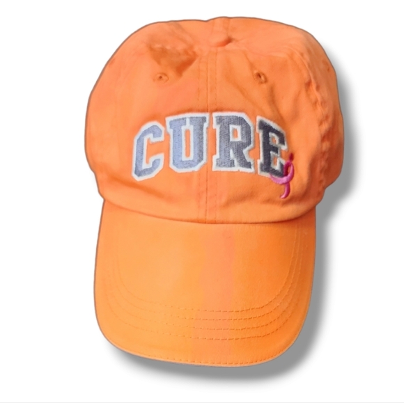 Susan G Komen Race For The Cure Orange Ballcap. - Picture 1 of 4